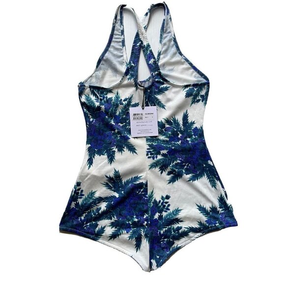 Somedays Lovin Womens Ryder Floral Jersey Cross Back Bodysuit Size S - Picture 8 of 10
